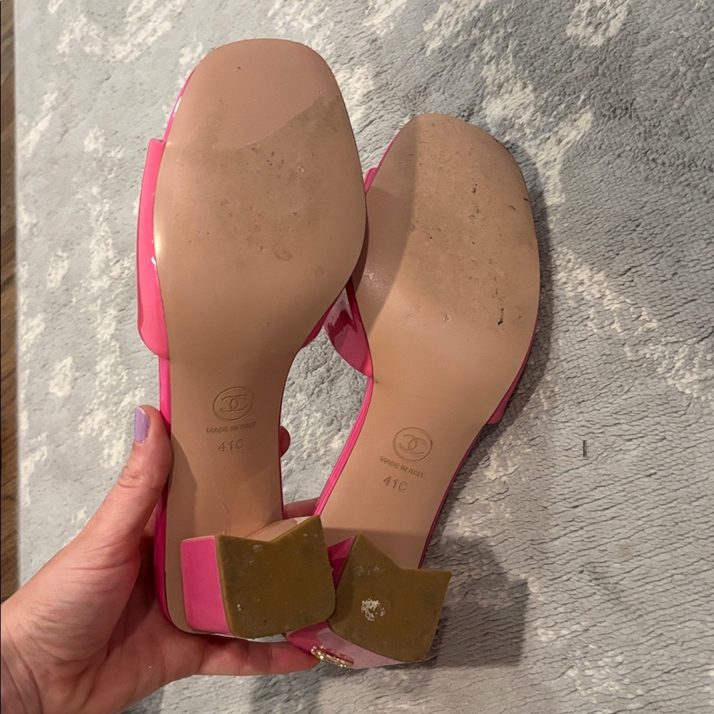 Chanel slides size 41 - 2022 Interlocking CC Logo Slides - Picture 4 of 4